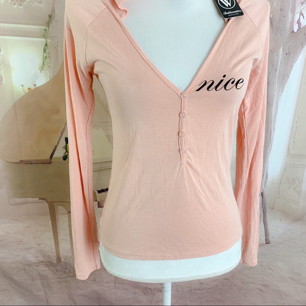 NEW Wildfox Intimates Peach Nice Hood… - Picture 3 of 10